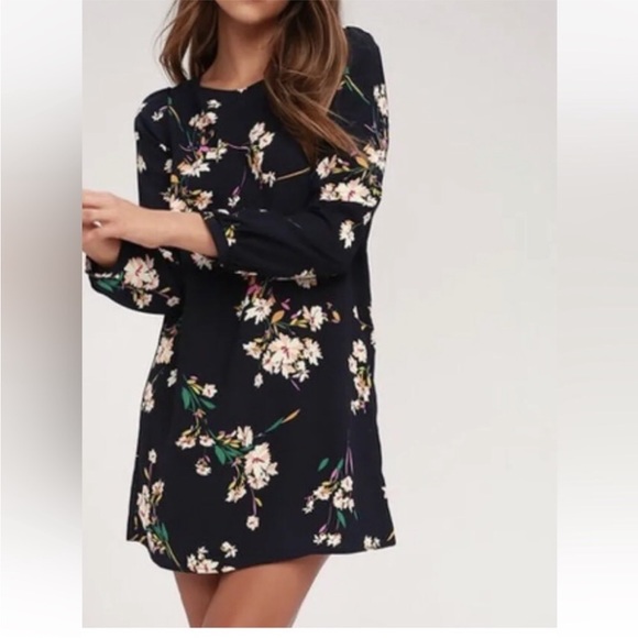 LuLus Floral Shift Dress - Picture 5 of 8